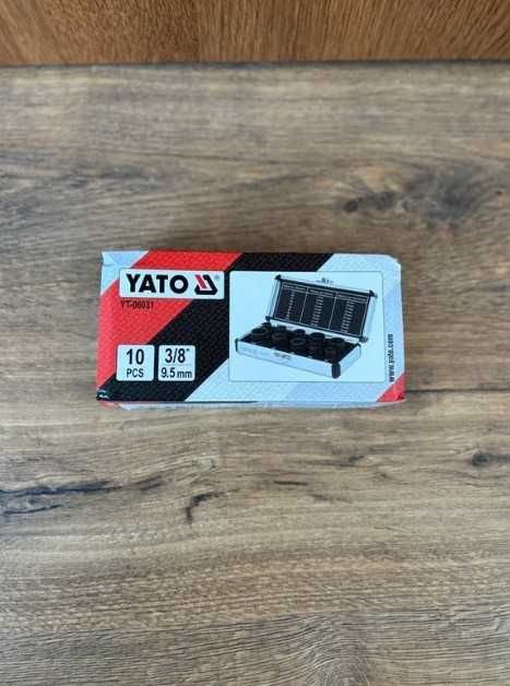 Zestaw wykrętaków Yato do śrub 10 szt. uszkodzonych nakrętej 9–19 mm