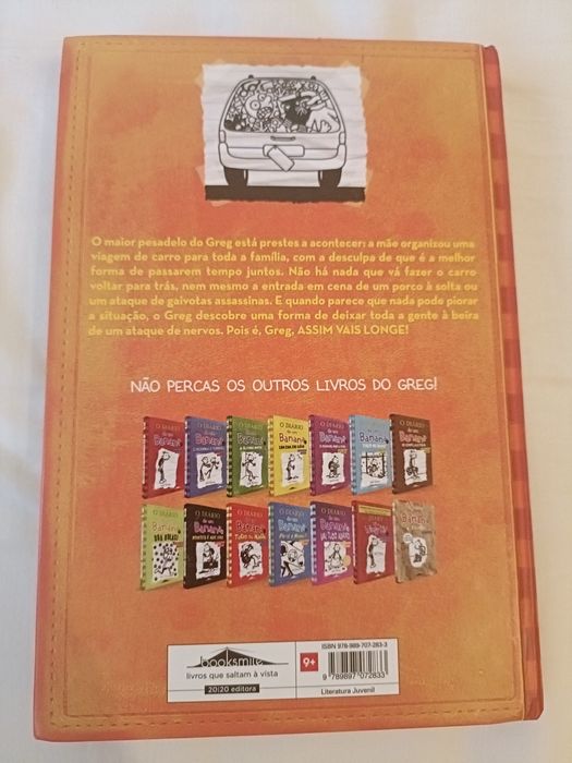 Livro - O diário de um banana - assim vais longe n9