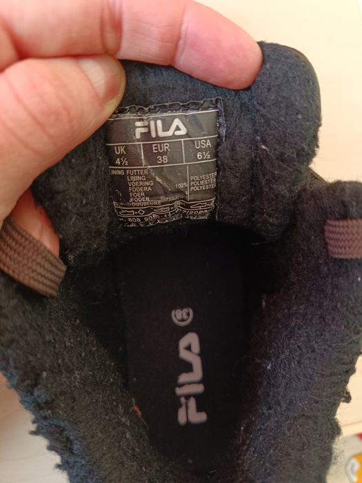 Зимові шкіряні черевики Fila Оригінал