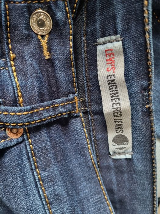Granatowe spodnie Levi's Engineered Jeans rozmiar s/m