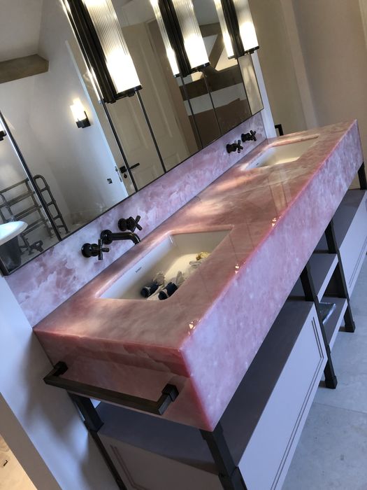 Marmore rosa lavatorio