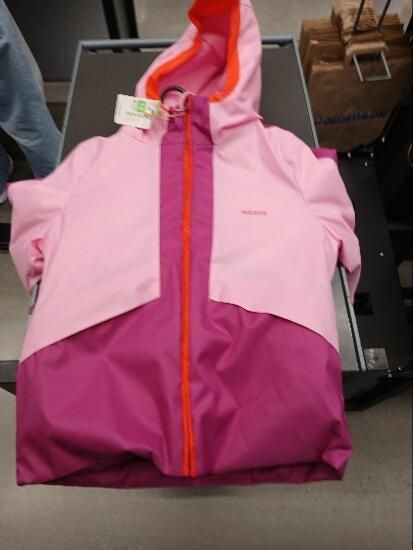 Conjunto  3em1 casaco/calças/luvas criança 3-6 anos, COMBO 500 rosa