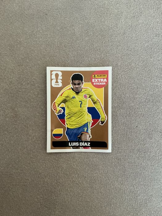 Cromo Panini FIFA Luis Díaz Colômbia – Extra Sticker
