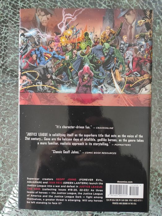 Justice League Vol 4 The Grid HC DC comics Geoff Johns Ivan Reis