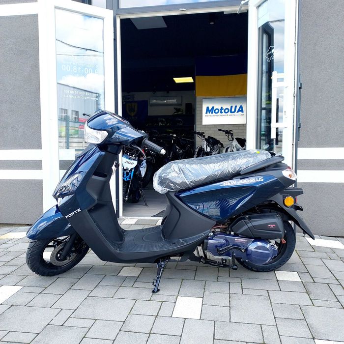 Скутер Forte NEW JOG PLUS, 125 см3, чорний, 8 к.с., гарантія, доставка