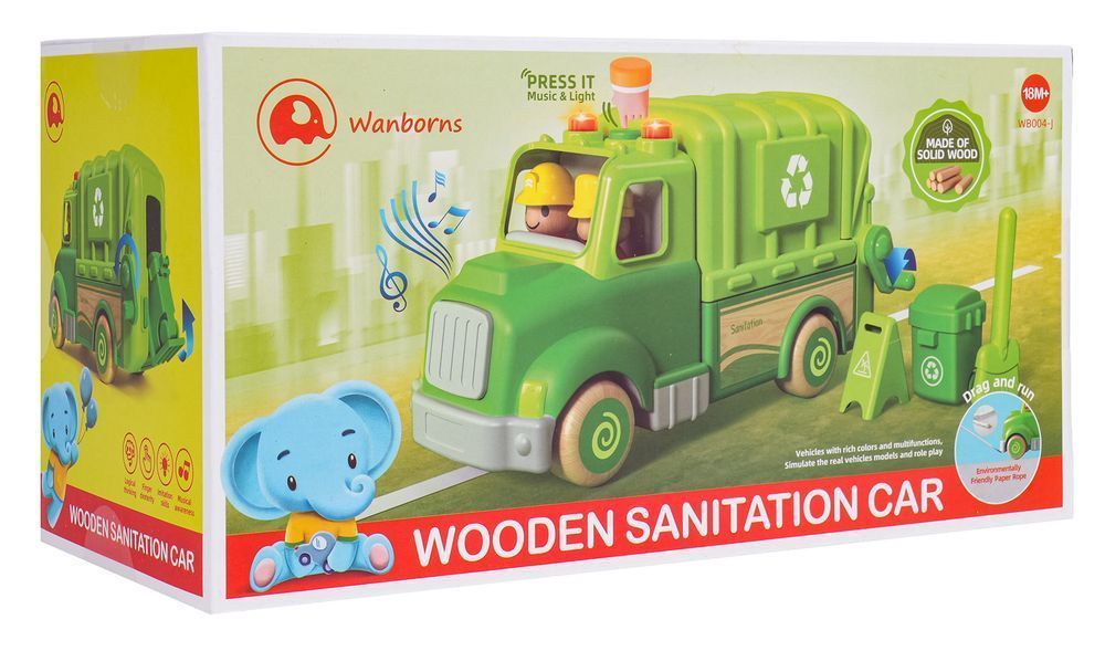 Drewniana Śmieciarka