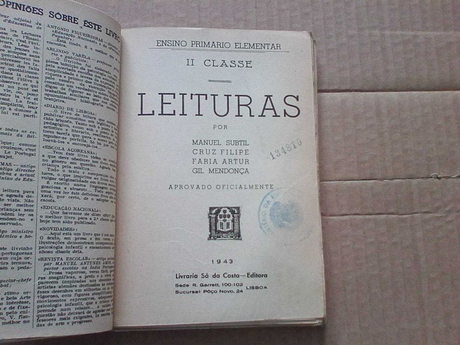 Leituras : II classe : ensino primário elementar