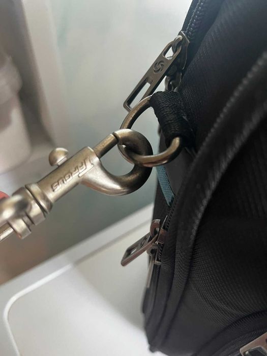сумка для подорожей та ноутбука 15,6 Samsonite чорна 30\42см