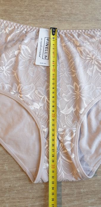 3×Damskie majtki figi z wysokim stanem 4XL bawełniane