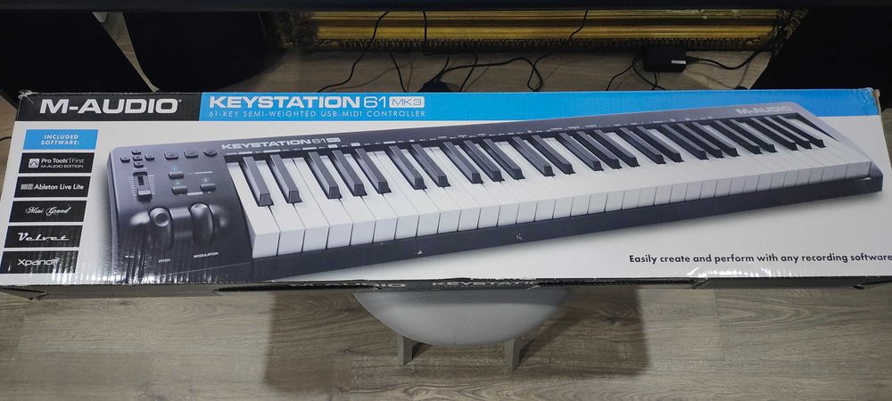 Teclado M-Audio keystation 61 mk3