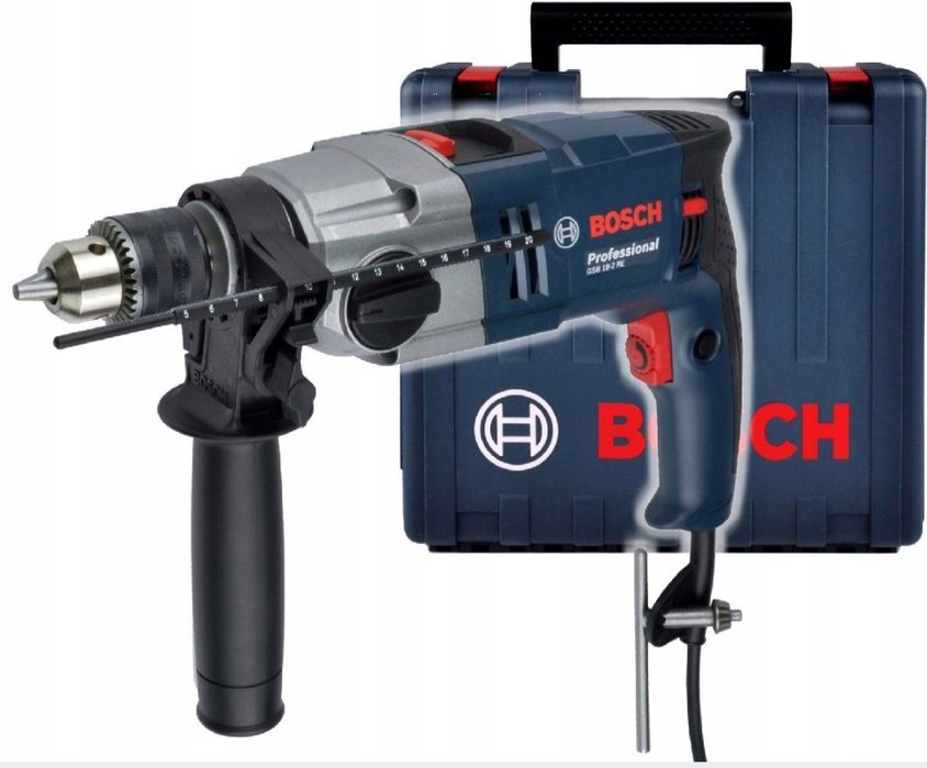 Wiertarka Udarowa  BOSCH 800W GSB 18-2 RE WALIZKA