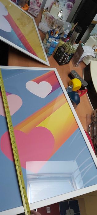 Quadro ikea coração
