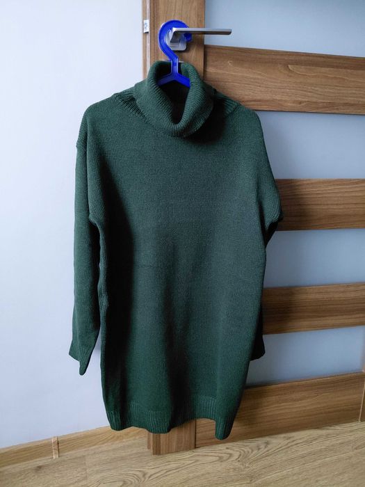 Sukienka z dzianiny zielona