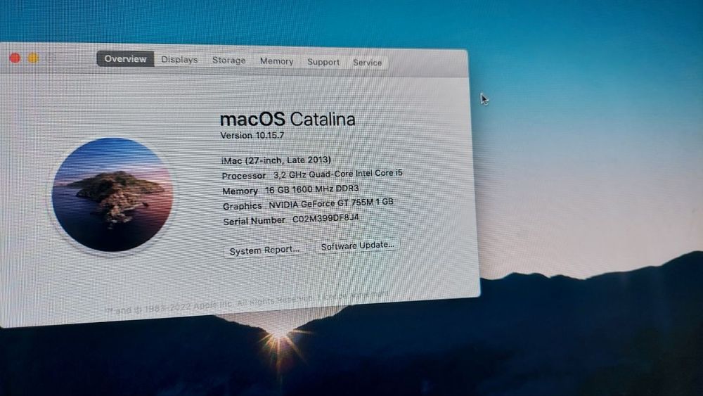 Imac 27 2013 i5  16памяти 1gb video