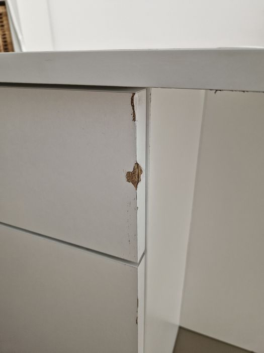 Biurko szkolne białe