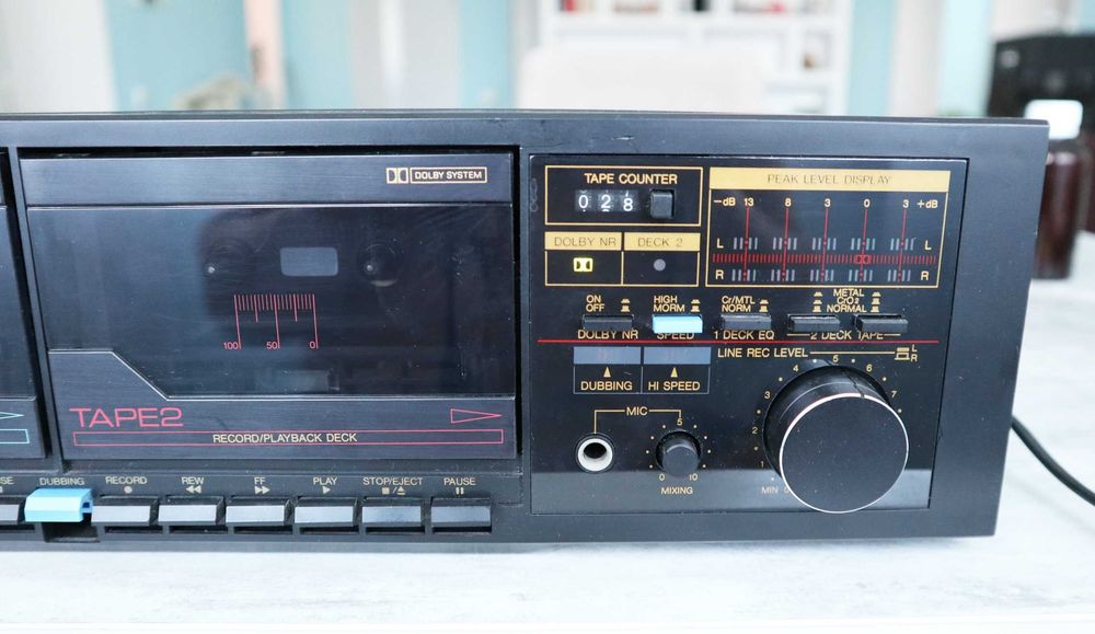 Редкая кассетная дека ICS MCD-307 как новая
