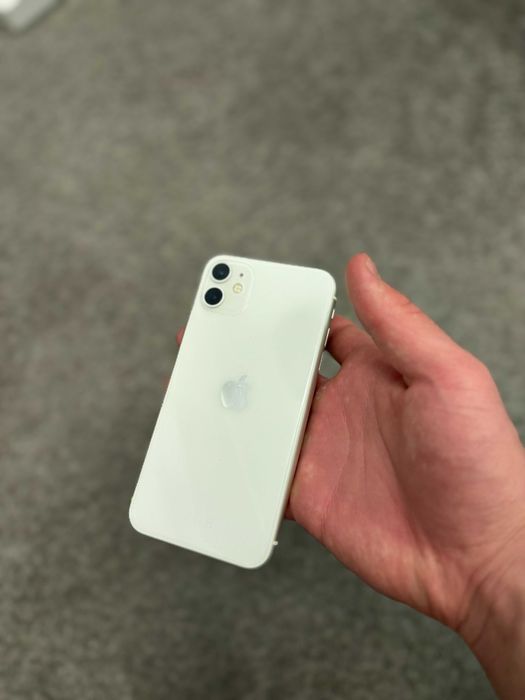 iPhone 11 64GB Biały • 100% baterii (nowa) • Stan bardzo dobry • Sprawny