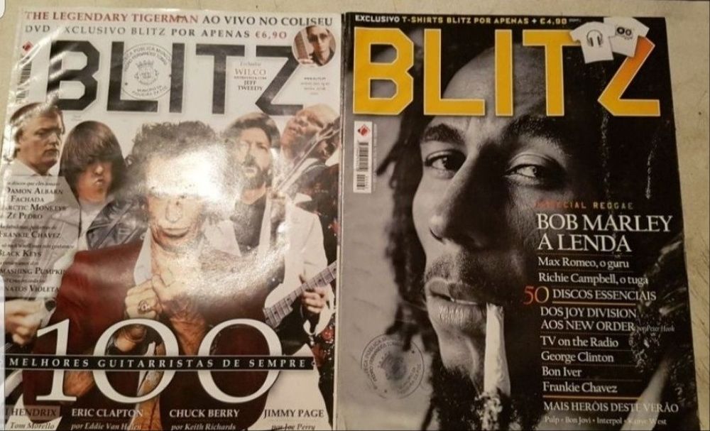 Revistas Nacional Geográphic e da Blitz