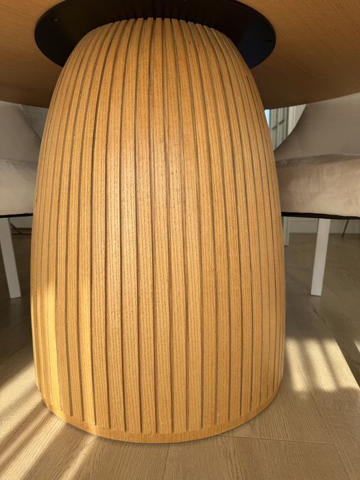 Stół okrągły, dębowy 140 cm -  Nelly, westwing
