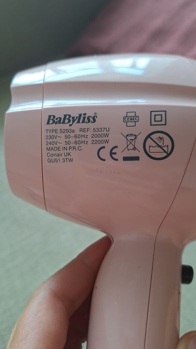 Secador de cabelo Babyliss