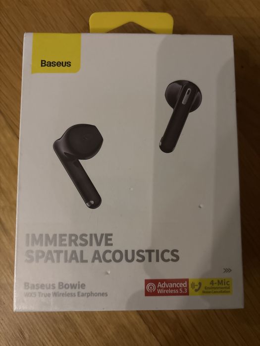 Baseus Bowie WX5 słuchawki bezprzewodowe Immersive Spatial Acoustics