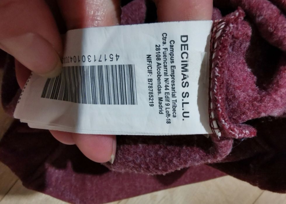 Bluza chłopiec wciągana przez głowę 98 Decimas burgund