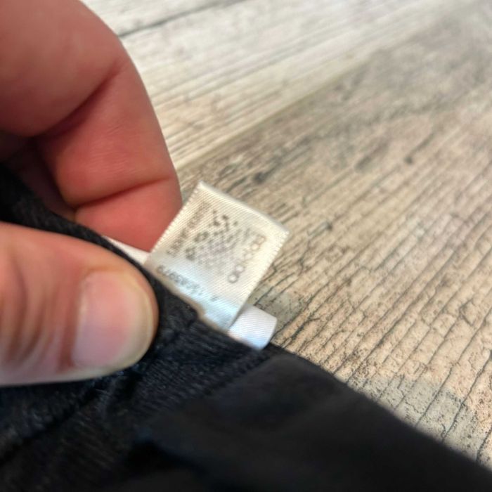 Czarne męskie spodnie dresowe Adidas