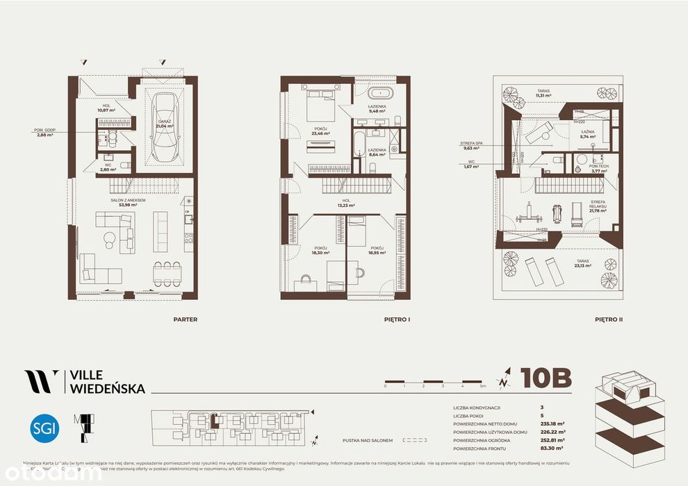 5-pokojowy dom 235m2 + ogródek Bezpośrednio