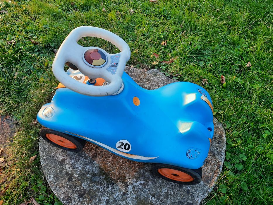 Jeździk samochodzik autko BIG Bobby Car niebieski