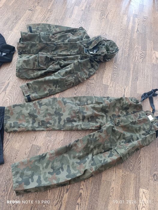 Komplet zimowy moro wojskowe gore tex L
