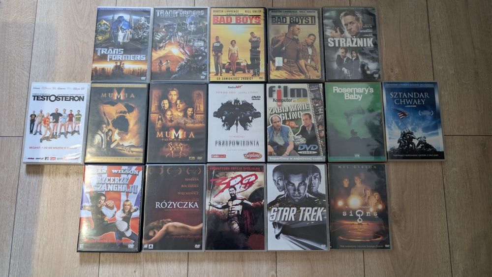 Filmy DVD PL 35 sztuk