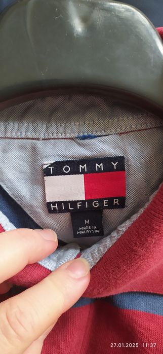 Polo z długim rękawem z Tommy'ego
