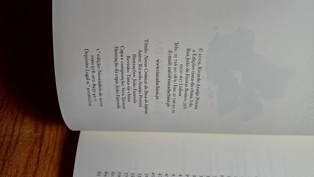 Livro Novas Crónicas da Boca do Inferno