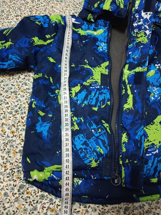 Komplet zimowy narty kurtka spodnie 104