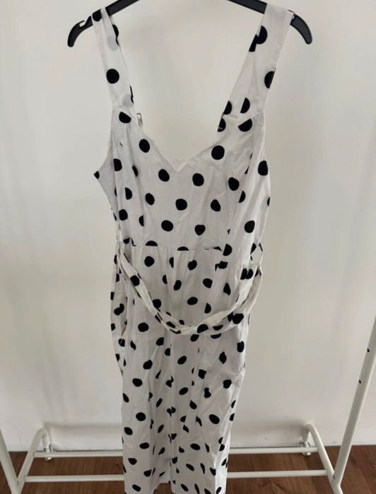 Sukienka midi w grochy pin-up Mohito 42