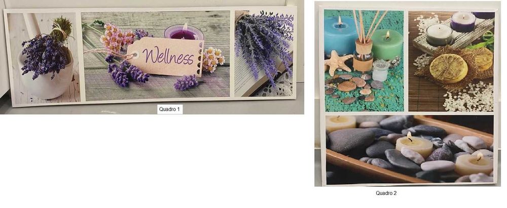 Quadros decorativos de estética e bem estar