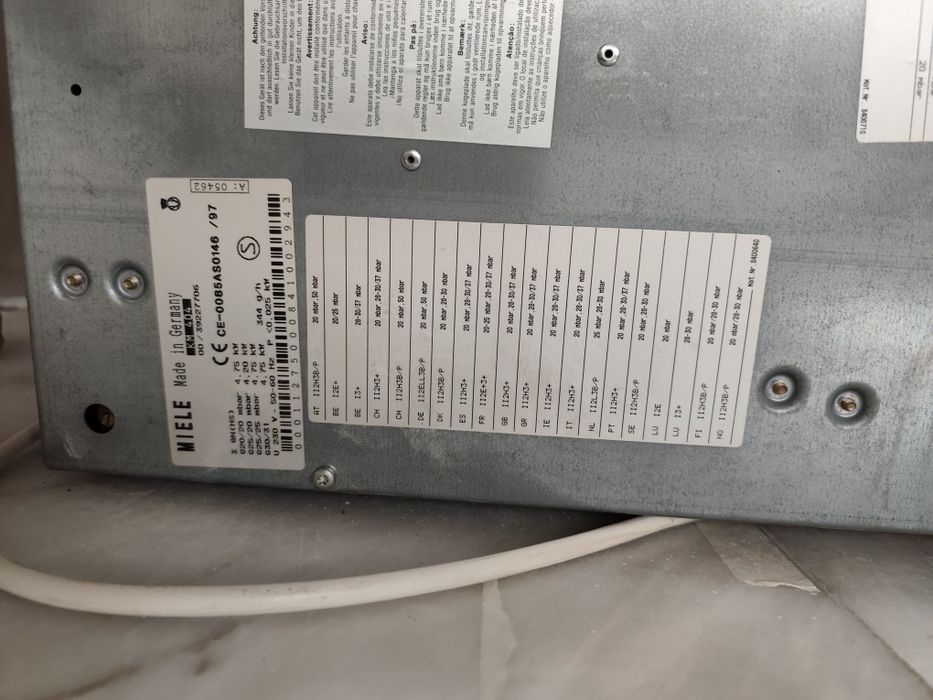 Placas cozinha Miele