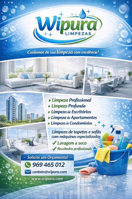 Limpeza Profissional de  Apartamentos e Escritórios - Limpa e Brilha