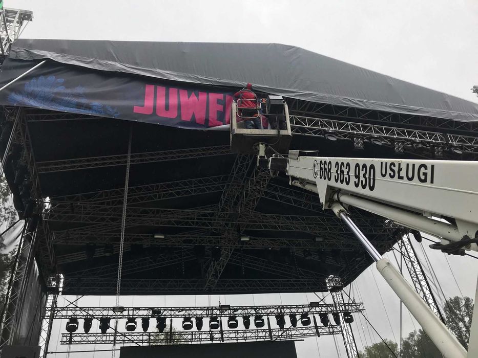 Wynajem podnośników koszowych do 40 metrów, zwyżki wynajem, zwyżka