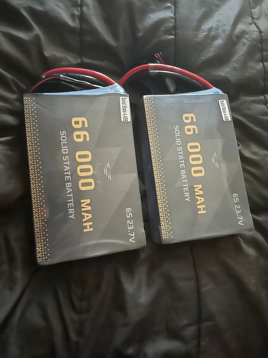 Батареї нові Solid state 66000mah 6s 23.7v ,нуль циклів
