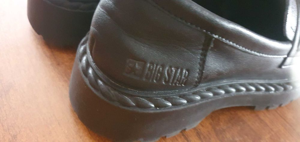 Mokasyny loafersy skórzane Big Star 38