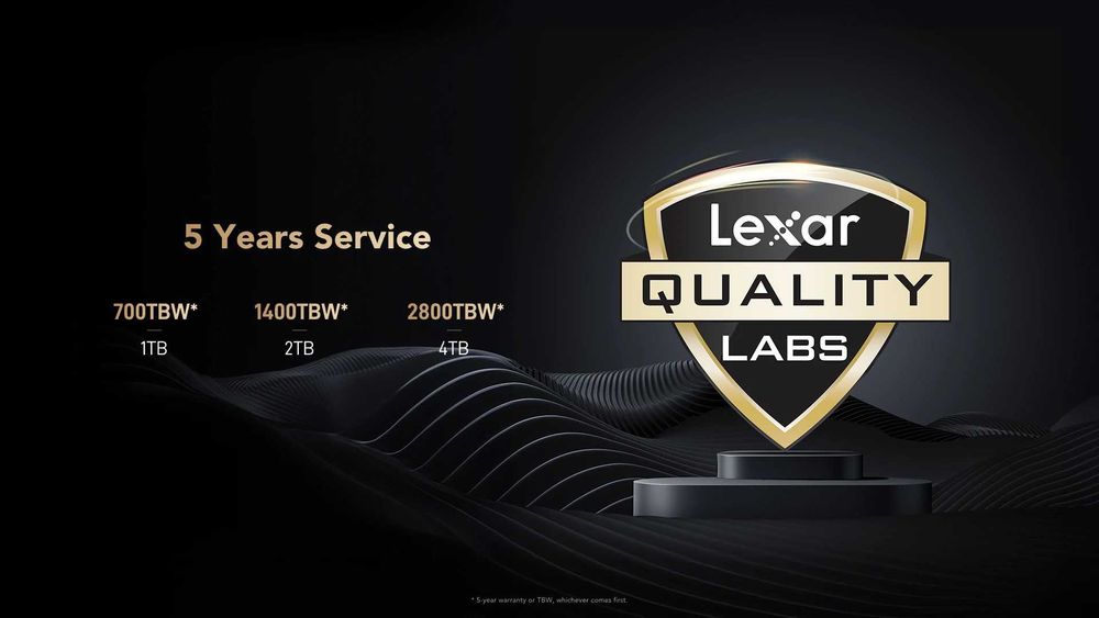 Lexar Dysk SSD NM1090 Pro 1TB Gen5 14000/10000 5 lat Gwarancji