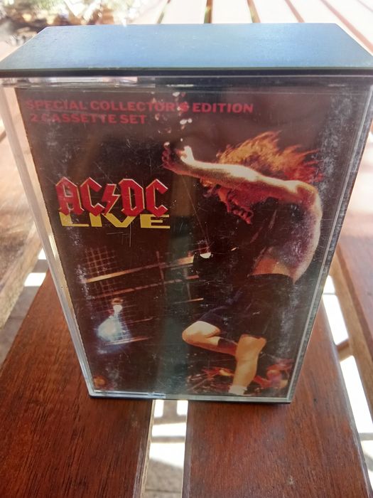 Cassete original dupla-  live 1991 AC/DC collection edition