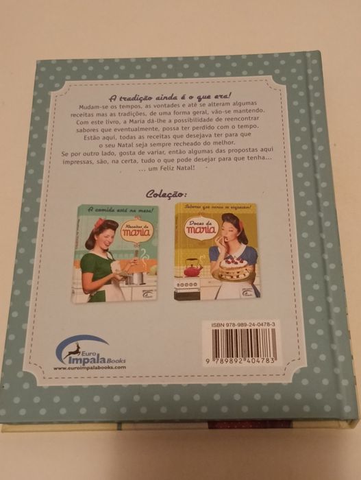 Livros de culinária Maria