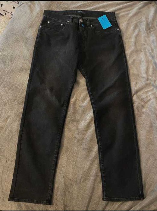 Jeansy męskie Pierre Cardin, czarne, rozmiar 34/30