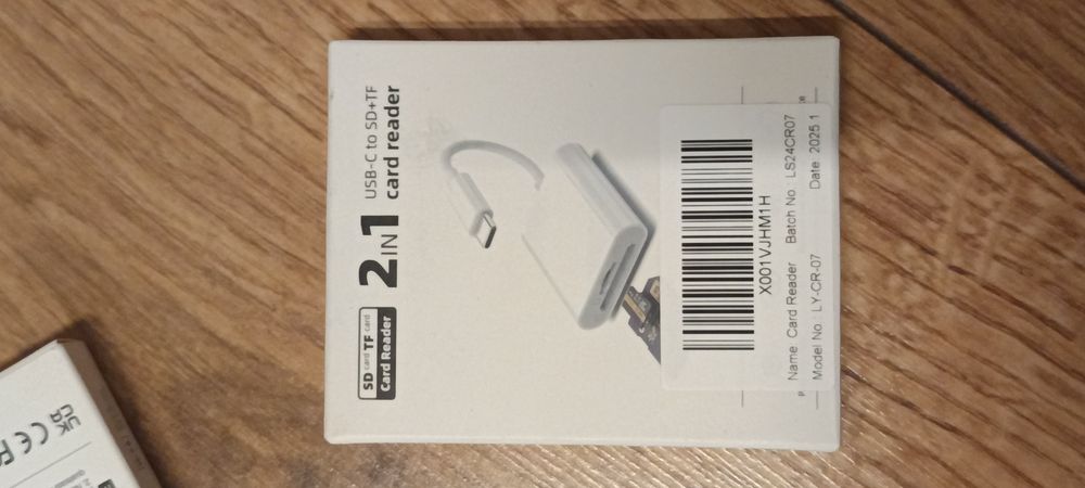 Czytnik kart pamięci Przejściówka Adapter USB-C - SD/TF
