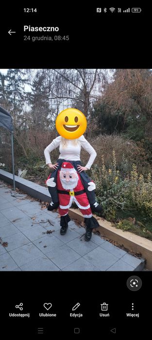 Strój Mikołaja - spodnie rozmiar uniwersalny