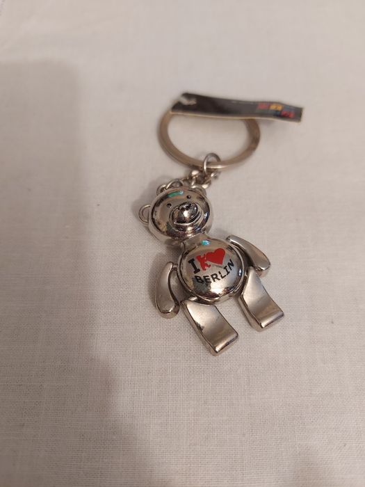 Porta-chaves I love Berlin urso em Metal.