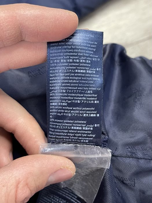 Tommy Hilfiger Denim куртка пуховик L размер женская зимняя синяя