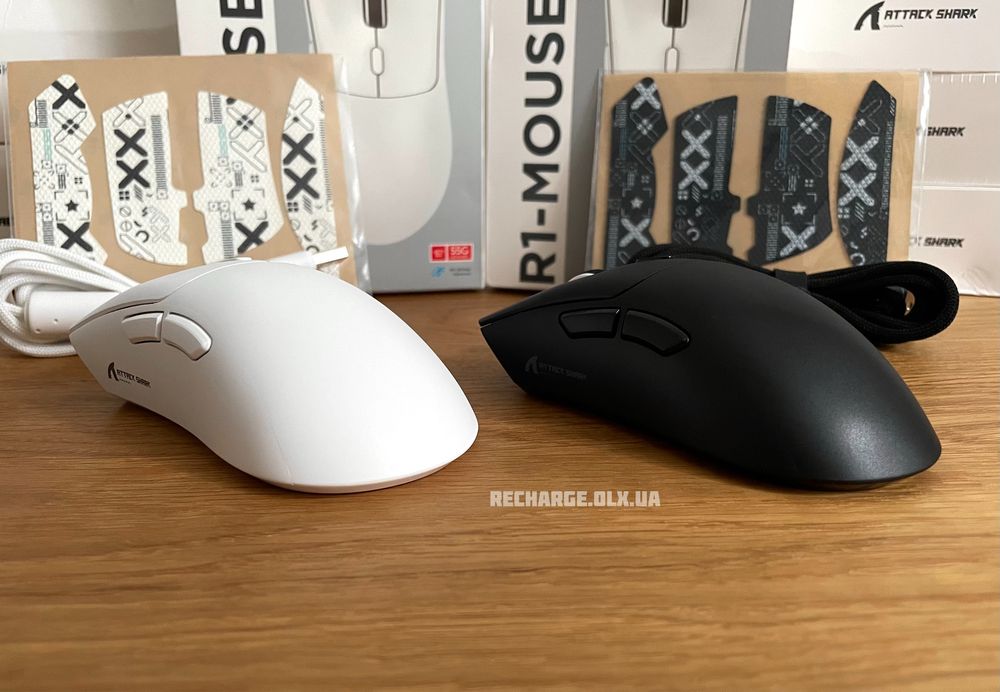 НОВІ Attack Shark R1 18000 DPI Wireless | ІГРОВА БЕЗДРОТОВА Мишка
